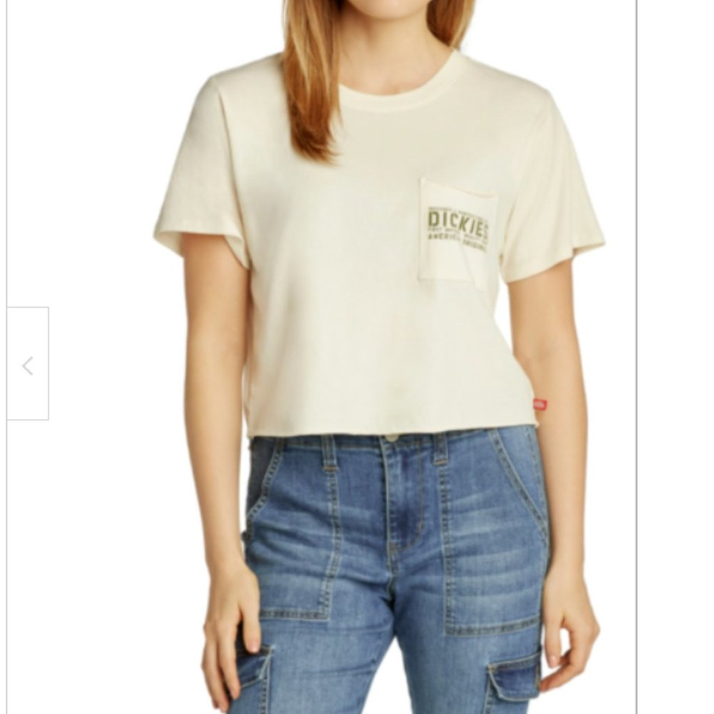 DICKIES Junior’s Short Sleeve T-Shirt White S M L